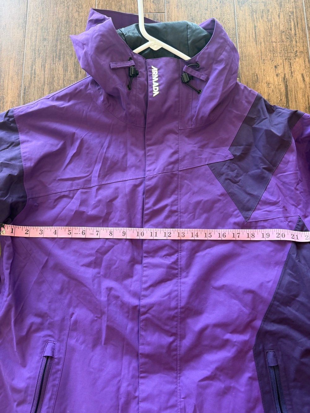 Armada MegaRex Men's Hooded Ski/Snowboard Jacket Purple/ Black Colorblock M